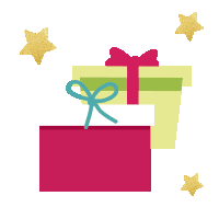 Christmas Gift Sticker by MarieClaireHun