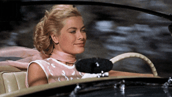 Driving Grace Kelly GIF