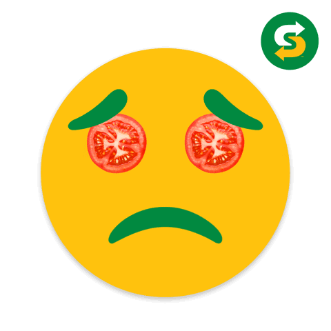 Sad Face Sticker by SubwayMX