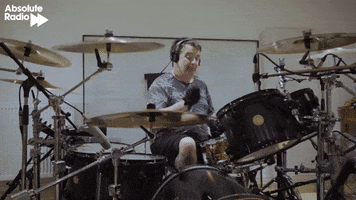 Drumming Live Music GIF by AbsoluteRadio