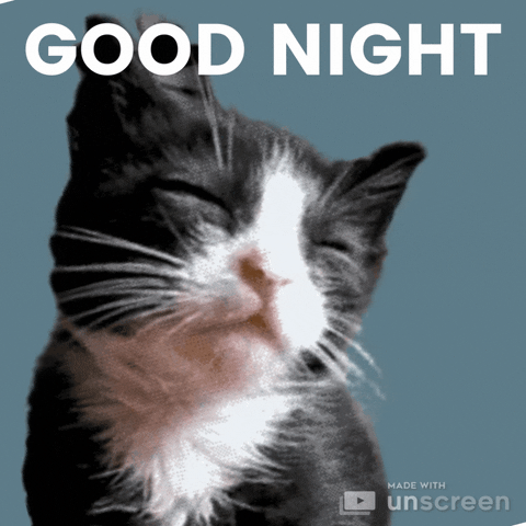 Tired Good Night GIF by Unscreen