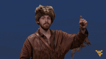 Pointing Down Morgantown Wv GIF by WestVirginiaU