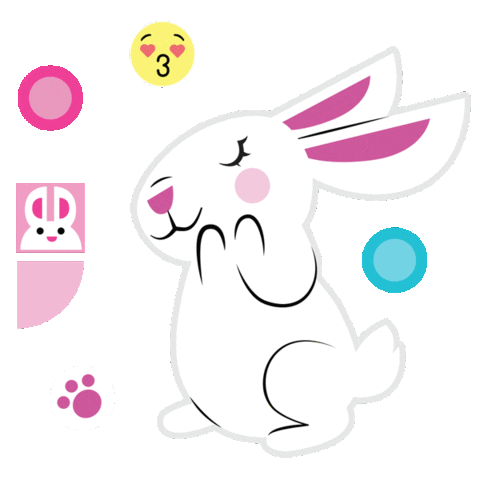 Rabbit Dots Sticker by LEGO