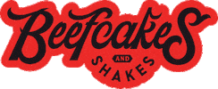Burger Milkshake Sticker by Beefcakes and Shakes