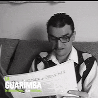 Black And White Reaction GIF by La Guarimba Film Festival