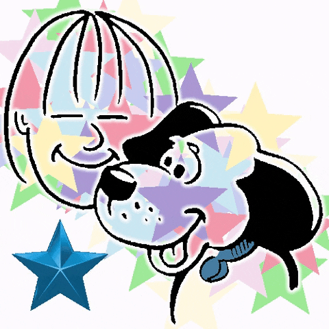 Blue Star Dog GIF by Positively Pets