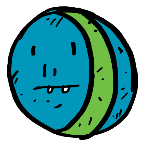 Ball Frown Sticker for iOS & Android | GIPHY