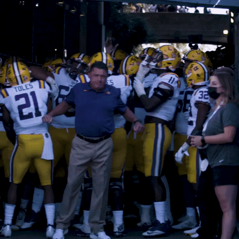 Run Out GIF by LSU Tigers