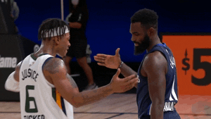 Utah Jazz Hug GIF by NBA