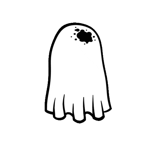 Ghost Boo Sticker by Stupid-Love