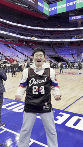 Pistons Detroit Basketball GIF