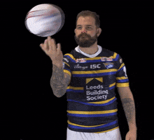 Rugby League Spinning GIF by Leeds Rhinos