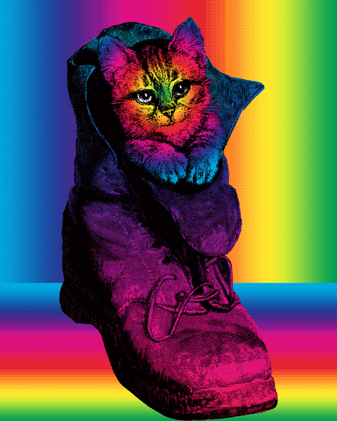 puss in boot GIF by RetroCollage