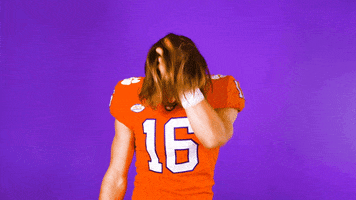 All In Hair Flip GIF by Clemson Tigers