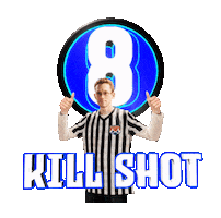 Kill Shot Thumbs Up Sticker by Bad Axe Throwing