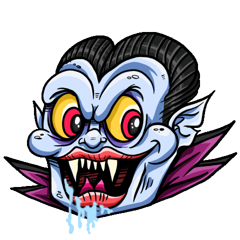 Horror Monster Sticker by El Mutante
