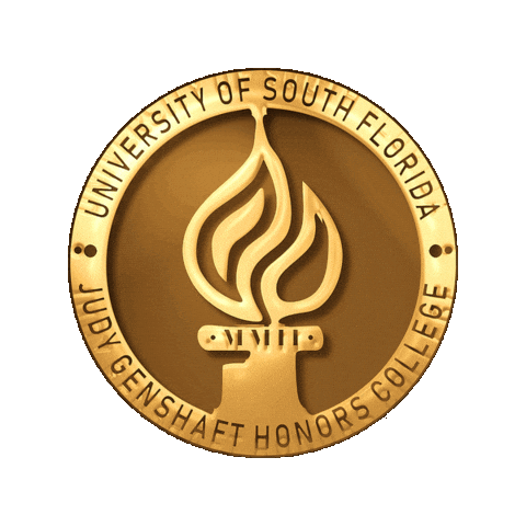 South Florida Usf Sticker by Judy Genshaft Honors College