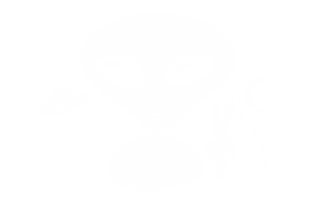 Stars Peace Sticker by Lightning Deluxe