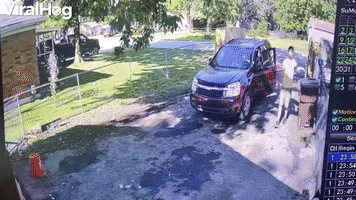 Quick Thinking Boy Dodges An Old Falling Tree GIF by ViralHog