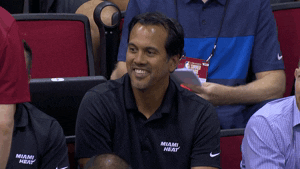 Miami Heat Smile GIF by NBA