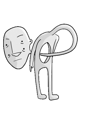 Sad Hole Sticker
