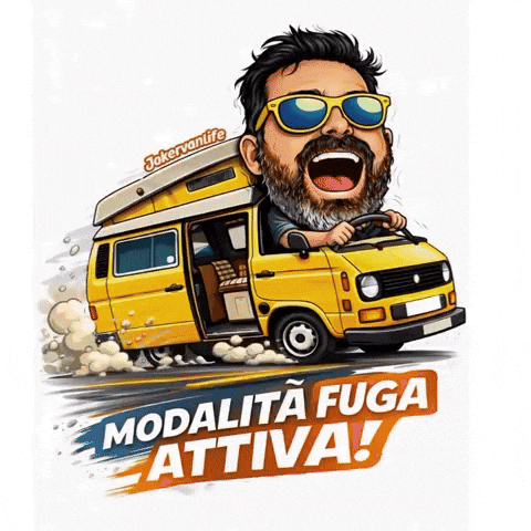 Roadtrip Fuga GIF by VanTrip.it