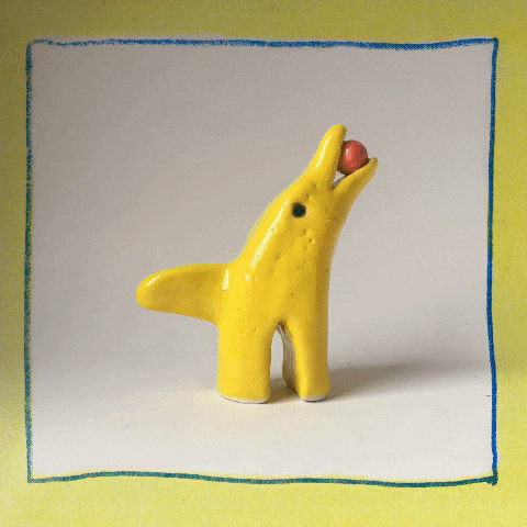Banana Dolphin GIF by kiin.