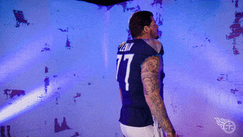 Turn Around Smile GIF by Tennessee Titans