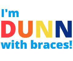 Braces Sticker by Dunn Orthodontics