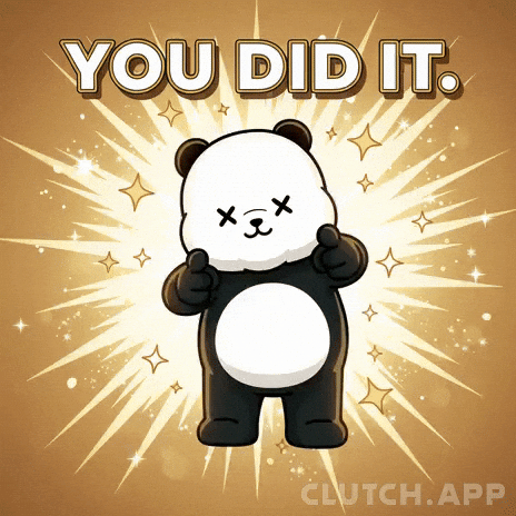 Well Done Thumbs Up GIF by Kanpai Pandas