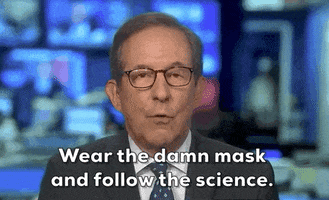 Chris Wallace Wear A Mask GIF by GIPHY News