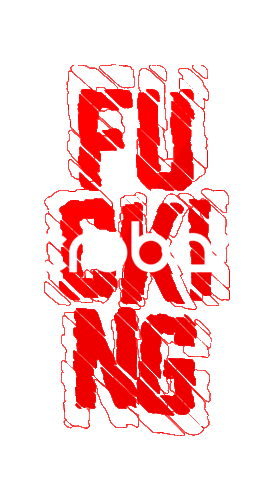 Bauflyers Fuckingcrobar Sticker