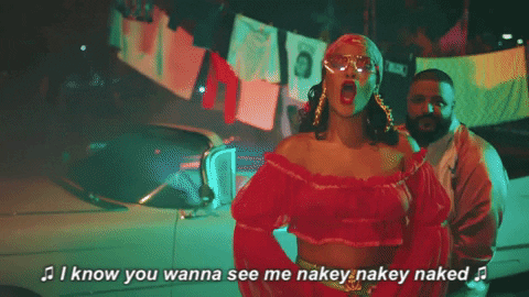 I Know You Wanna See Me Naked Music Video GIF by Rihanna - Find & Share on GIPHY