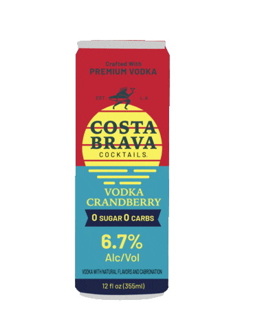 Vodka Sticker by Costa Brava Cocktails