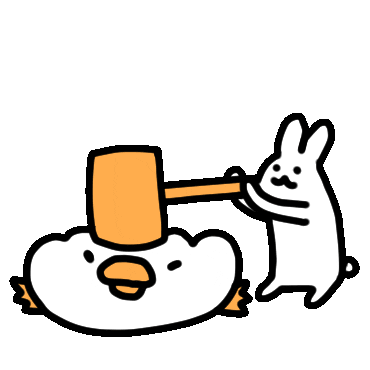 Work Bunny Sticker