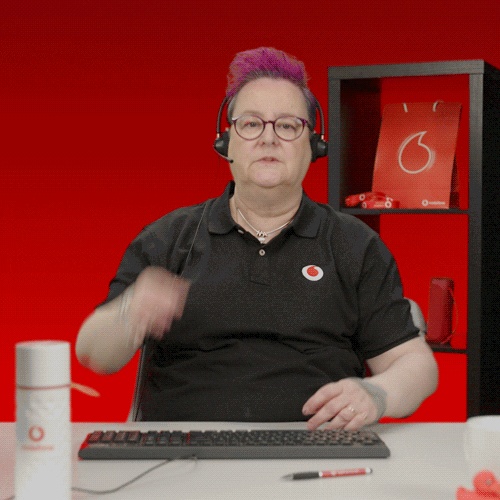 Rood Wow GIF by Vodafone Nederland