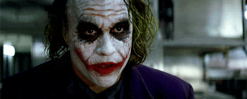 heath ledger only time joker is actually serious GIF by Maudit
