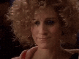 Carrie Bradshaw Nodding GIF