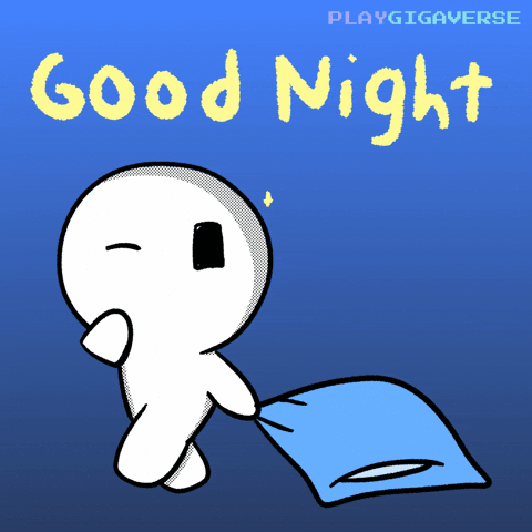 Sleepy Good Night GIF by Playgigaverse