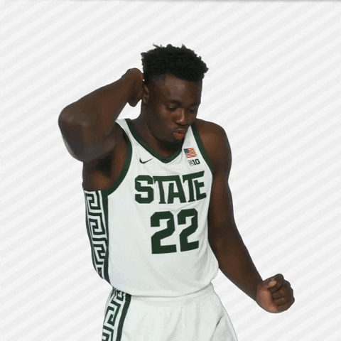 Happy Dance GIF by Michigan State Athletics