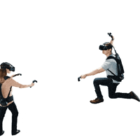 Battling Virtual Reality GIF by Hacker Noon