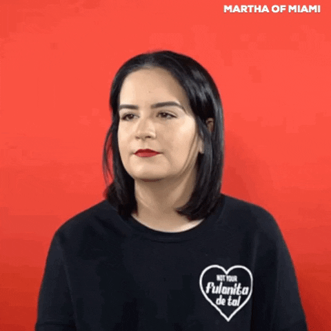 Over There Face GIF by Martha of Miami