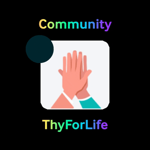 Community Fly GIF by ThyForLife Health