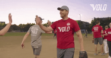 High Five Good Game GIF by Volo Sports