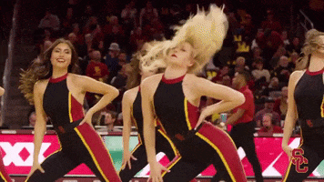 Dance Hair Flip GIF by USC Trojans