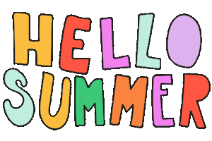 Summer Solstice Hello Sticker by Muchable
