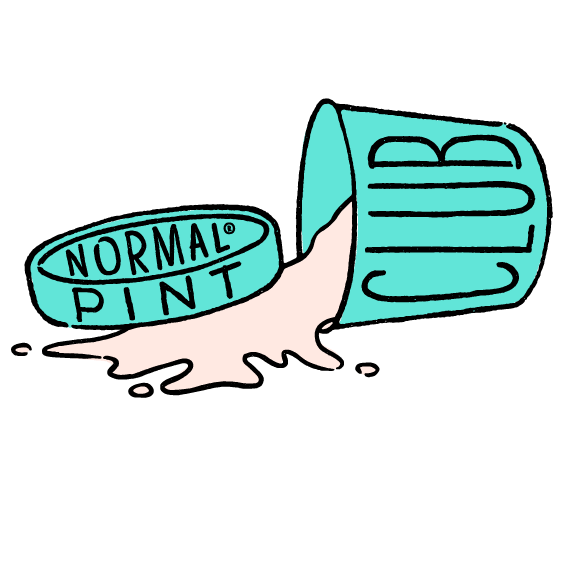 normal® ICE CREAM Sticker