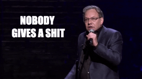 Nobody Gives A Shit Wtf GIF by Lewis Black - Find & Share on GIPHY