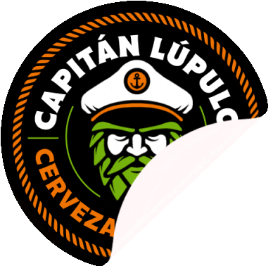 Cerveza Capitán Lúpulo Sticker