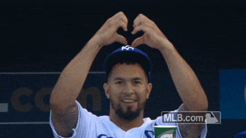 Kansas City Royals Heart GIF by MLB